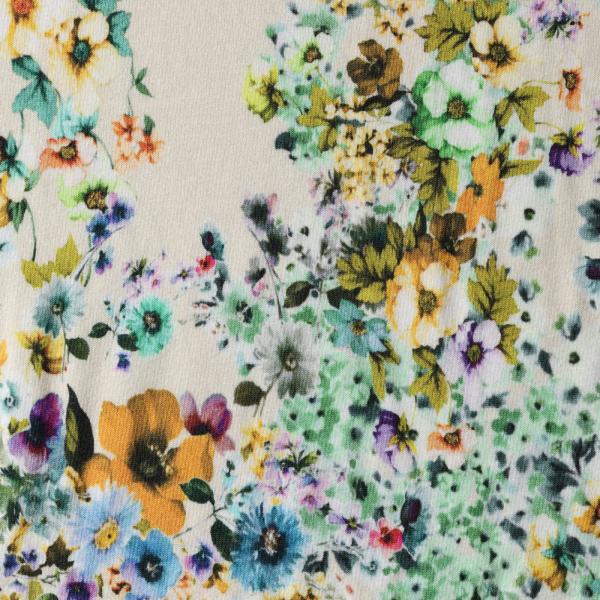Hilco Viskosejersey Flor Fino Blumen